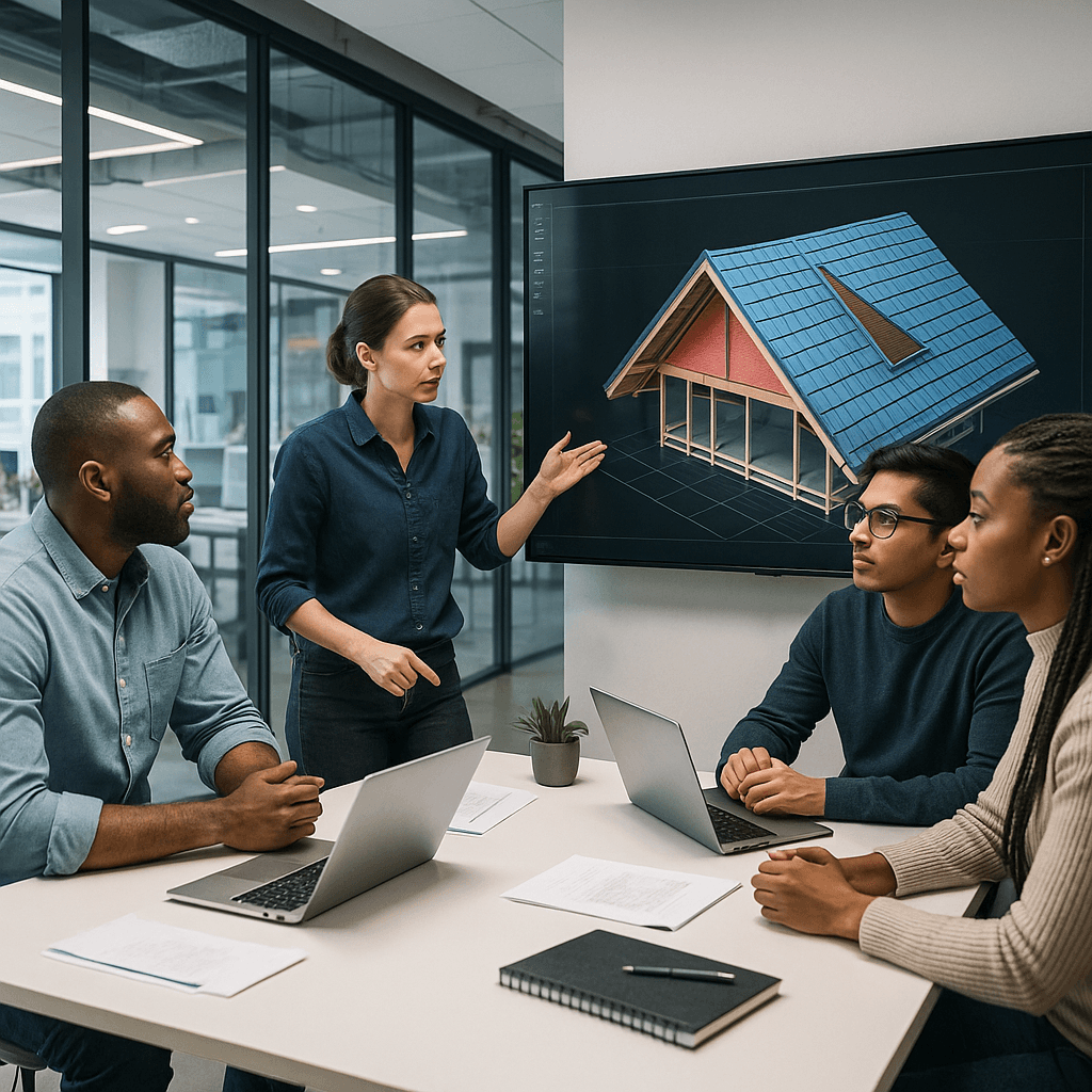 RoofVista Team Innovating