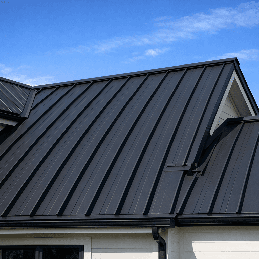 Standing seam metal roof